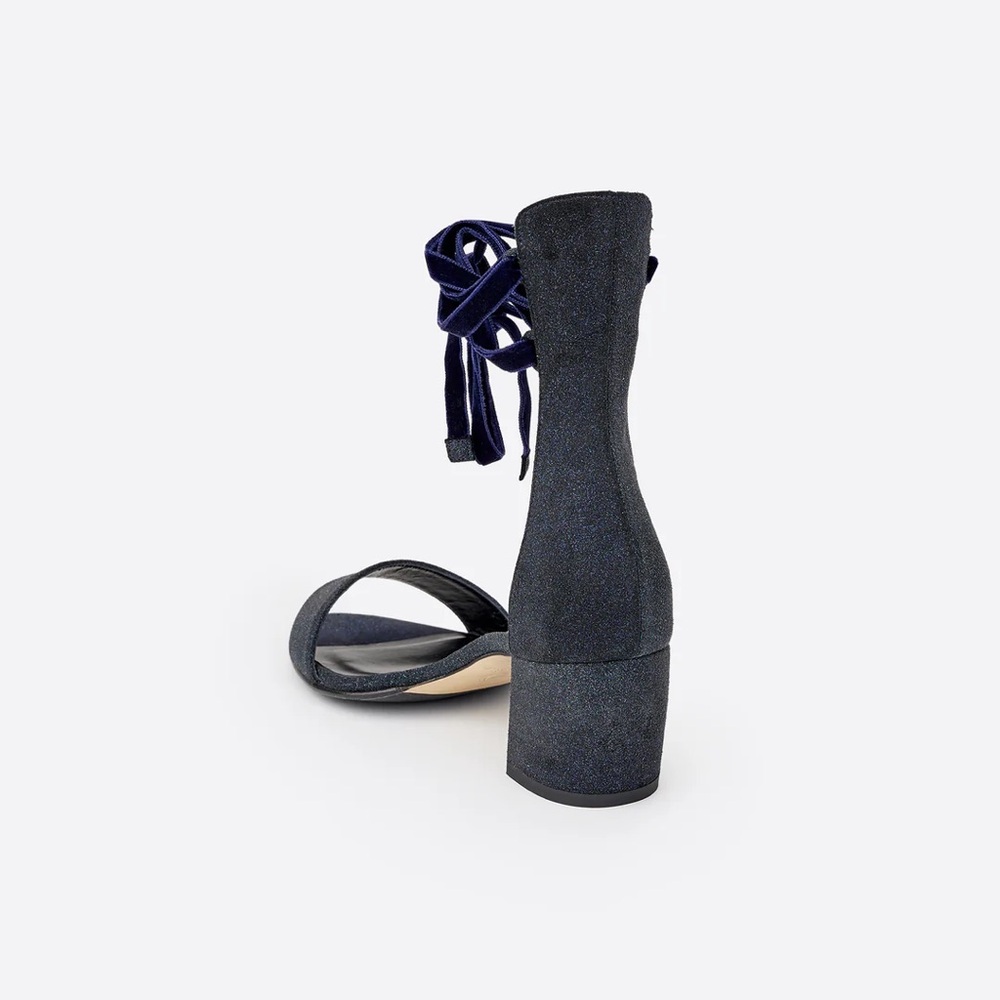 moon d’elle - Spirale Heels in Dark Stella - Picture 8 of 10